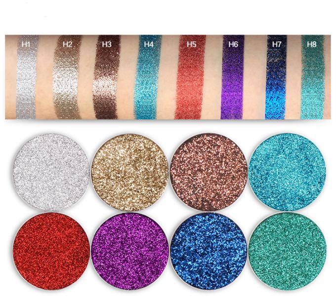 You Own Brand Makeup 15 Colors Glitter Palette , Private Label Cosmetics Makeup