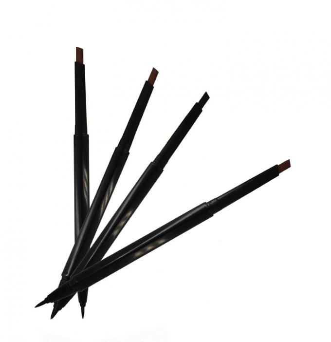Smudge Proof Automatic Eyebrow Pencil , Black Waterproof Eyebrow Liner