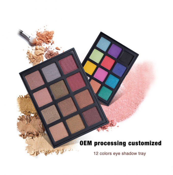 Beauty Smokey Colorful Makeup Palette Dry Powder For All Ages OEM Logo