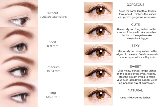 Individual Eye Makeup Eyelashes Black Color Grade A Materials For Girls