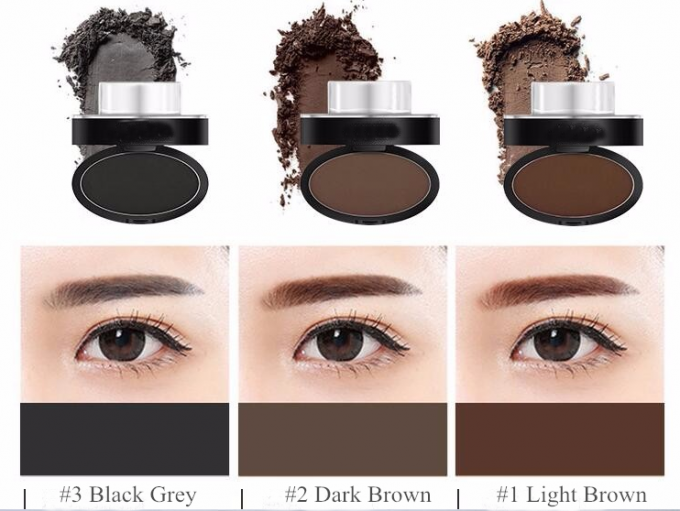 Mineral Ingredients Eyebrows Makeup Products Eyebrow Powder Stamp For Lazy Woman