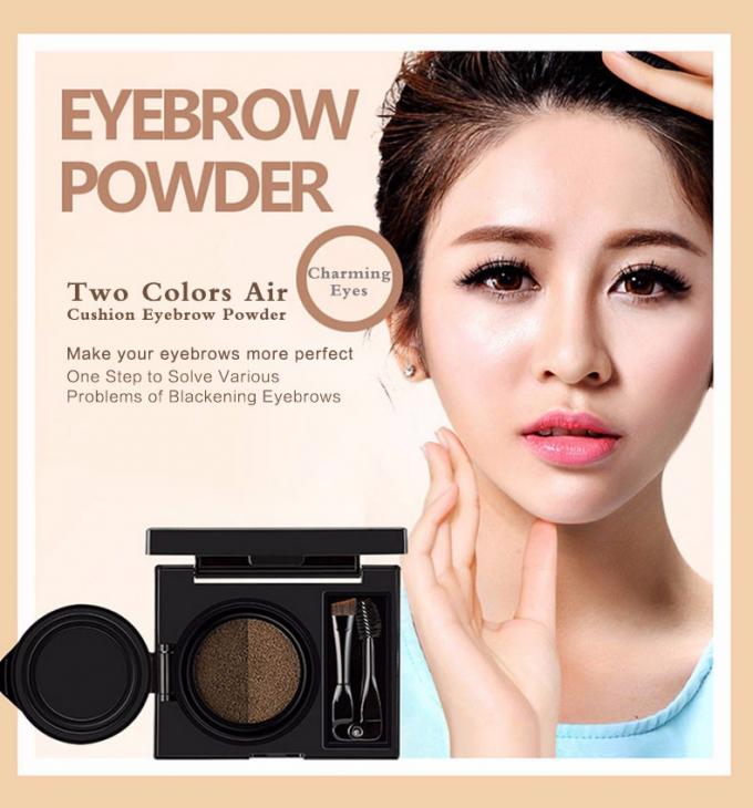 Professional Makeup Waterproof Eyebrow Gel Dubble Colors Air Eyebrow Cushion
