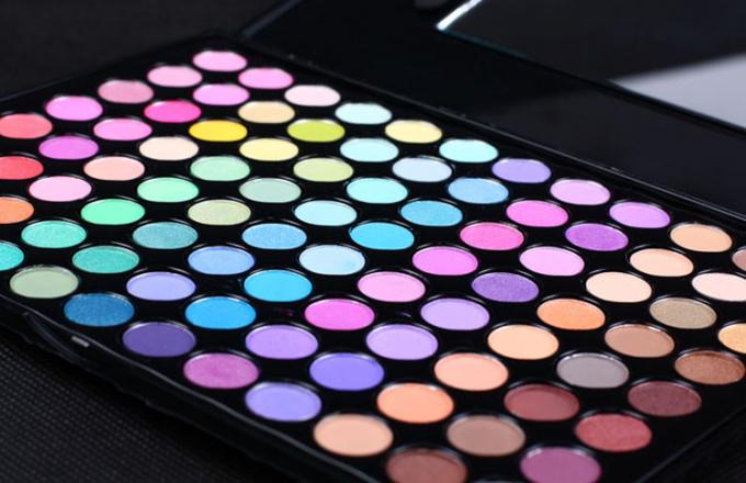 Make Your Own Logo  High Pigment 96 Color Matte And Shimmer  Eyeshadow Palette