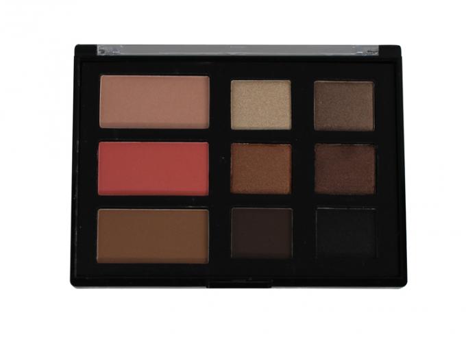 Long Lasting Warm Eyeshadow Palette Plastic Package For Private Label