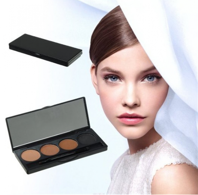Long Lasting Smudge Proof Brow Powder With Brush , Mineral Ingredients