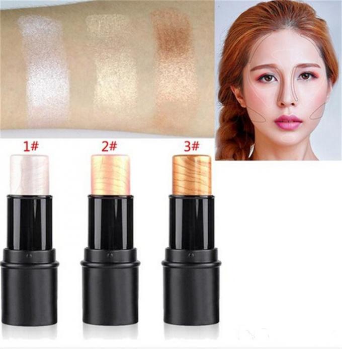 High Pigment Face Makeup Highlighter Shimmer Stick Color Customized