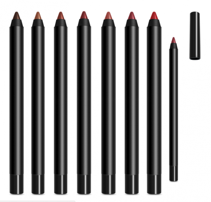 Fashion Matte Lipstick Lip Liner , Liquid Lip Liner Pen For Common Makeup