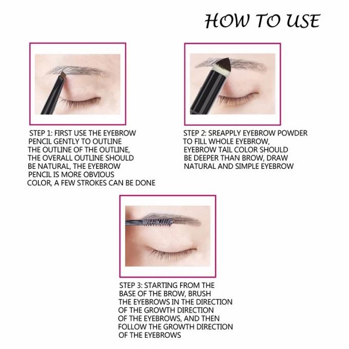4 Color Eyebrows Makeup Products Tinted Eyebrow Gel Mineral Ingredient