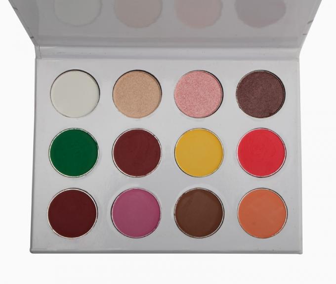 Natural Pigment Shimmer Eye Makeup Eyeshadow Palette Eco Friendly Material Easy Coloring