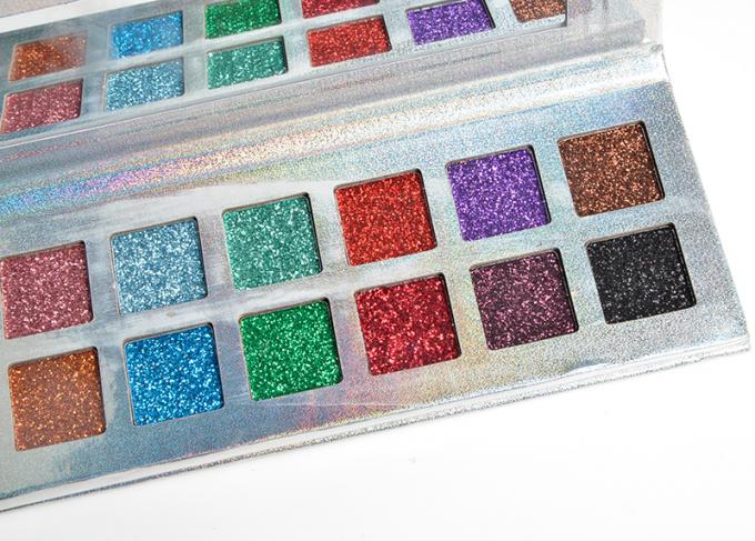 Waterproof Loose Powder Eyeshadow ,16 Colors Mineral Glitter Eyeshadow With Mirror