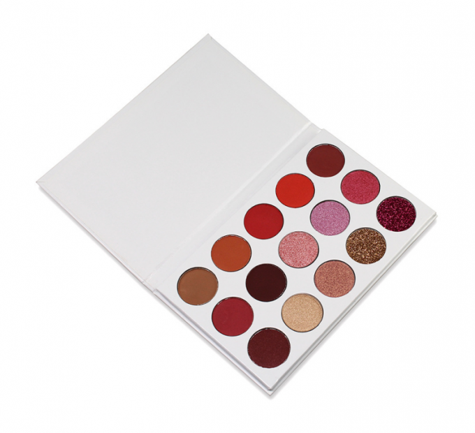 Multi Shades Eye Makeup Eyeshadow DIY Paper Palette With MSDS Certification