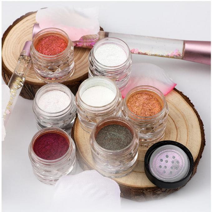 Smoked Metals Color Eye Makeup Eyeshadow Glitter Shimmer Pearl Loose Mineral Powder