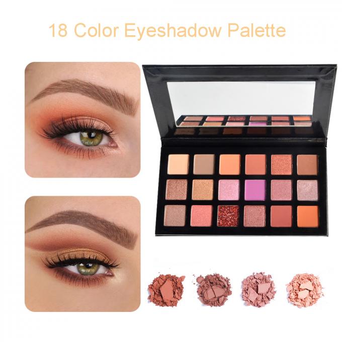18 Colors Eye Makeup Eyeshadow Matte / Glitter Star Style Waterproof Easy Coloring