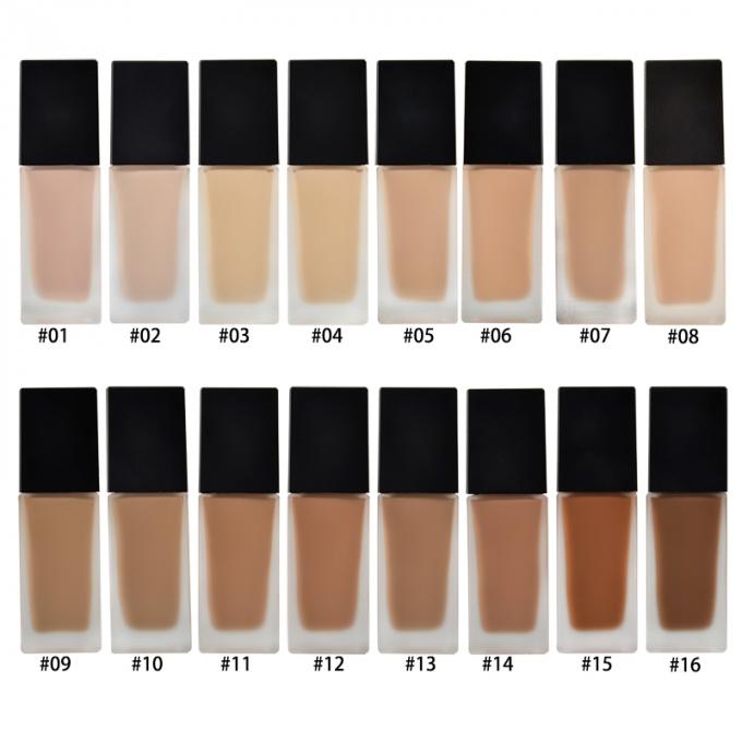High Coverage Contouring Makeup Products Liquid Powder Cream Matte Foundation Oil Free