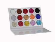You Own Brand Makeup 15 Colors Glitter Palette , Private Label Cosmetics Makeup