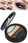 Long Lasting Sleek Eye Makeup Eyeshadow Palette With Mirror 4 Colors