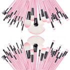 Synthetic Beauty Full Makeup Brush Set Pink Color For Facial Powder