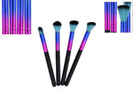 Professional Eye Makeup Brush Set Softable Multi - Colored With Long Handle