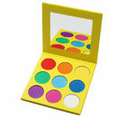 Mineral Glitter Pigment Eyeshadow , Makeup Eyeshadow Palette With 9 Colorful Pans