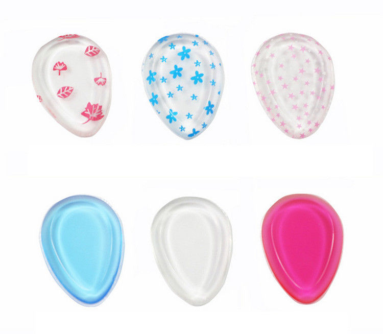 Colorful Beauty Makeup Accessories Silicone Sponge Makeup Applicator Easy To Clean