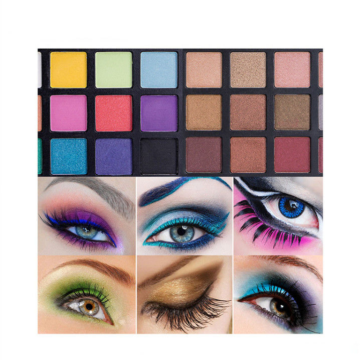 Beauty Smokey Colorful Makeup Palette Dry Powder For All Ages OEM Logo