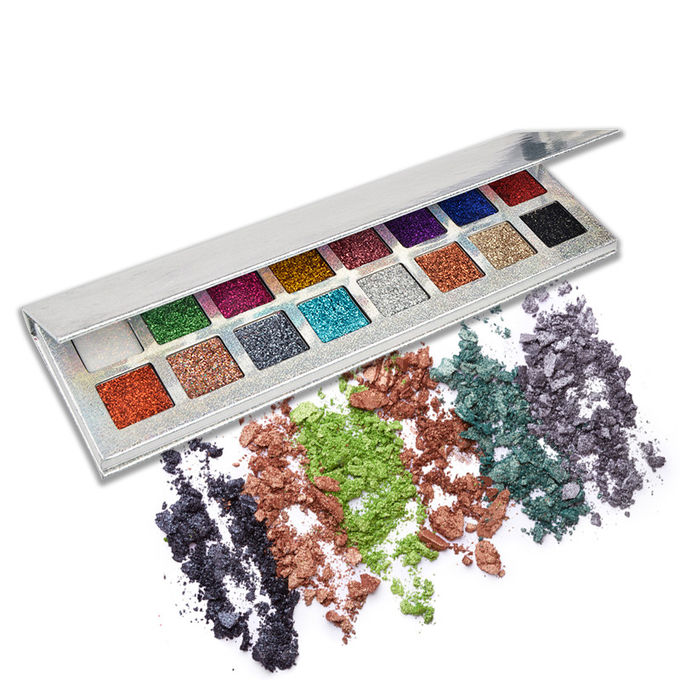 Private Label Glitter Eye Makeup Eyeshadow Palette Waterproof For Any Occasions