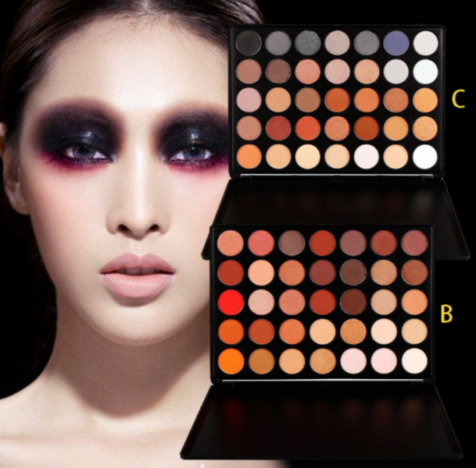35 Color Mineral Makeup Eyeshadow Custom Makeup Palette Morphe Eyeshadow