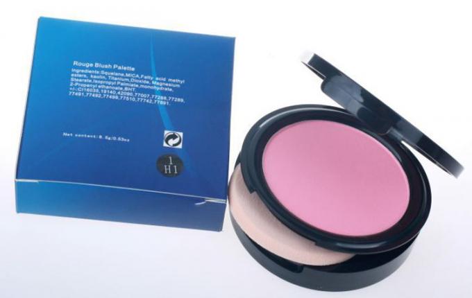 Cosmetics Face Makeup Blush Mirror Compact Powder With 4 Different Colors