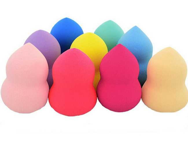 Comfortable Beauty Makeup Accessories Pink Egg Shaped Sponge Makeup