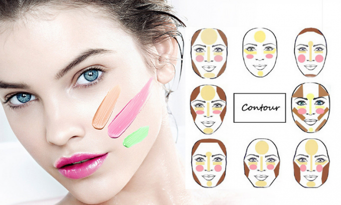 Makeup Cosmetics Private Label Custom Cheap 6 Color Contour Concealer