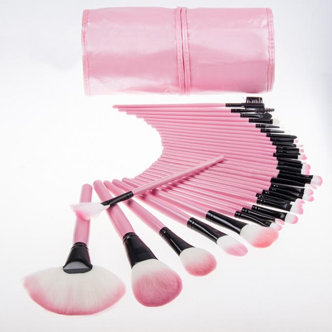 Flat Makeup Liquid Foundation Brush Set , Synthetic Contour Blending Brush