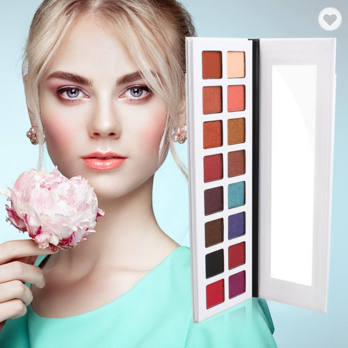 16 Color Professional Shimmer Makeup Eyeshadow Palette Set Glitter Eyeshadow Cosmetics Kit