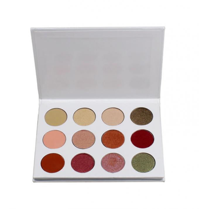 Best Selling Profession Cosmetic12 Colors Glitter Eyeshadow Powder Palette