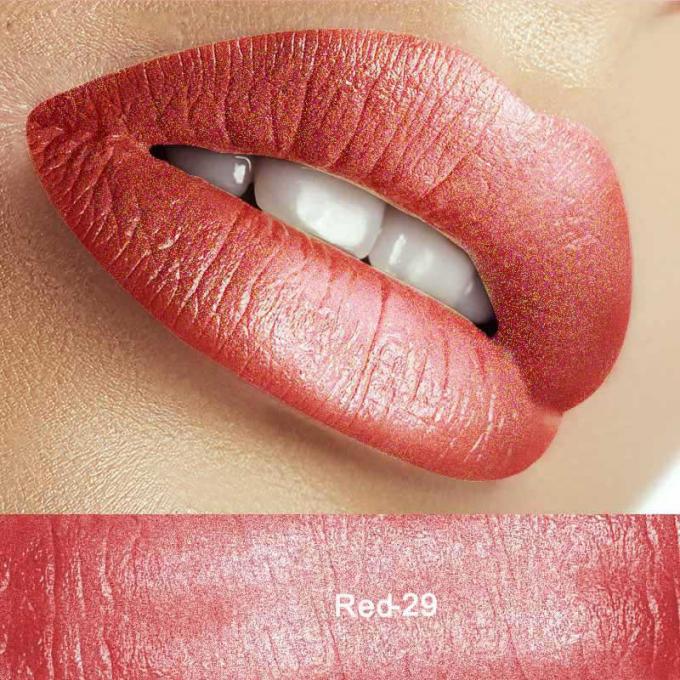 Portable Metallic Lip Makeup Products 30 Colors Long Lasting Lipstick