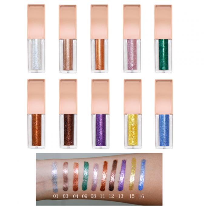 Cosmetics Shiny Liquid Eye Makeup Eyeshadow Glitter Shimmer Lipgloss Sunscreen