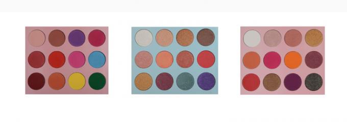Powder Form Colorful Makeup Palette ,12 Colors Eyeshadow Colors For Brown Eyes