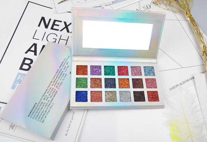 No Logo Pressed Glitter Eyeshadow , 18 Colors Mineral Eyeshadow Palette YY18