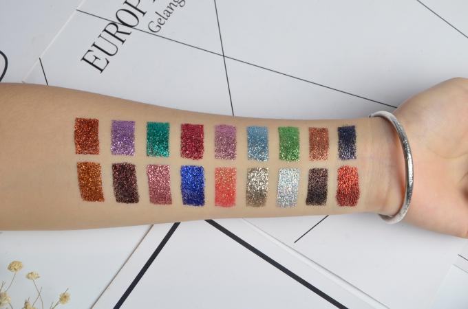 No Logo Pressed Glitter Eyeshadow , 18 Colors Mineral Eyeshadow Palette YY18
