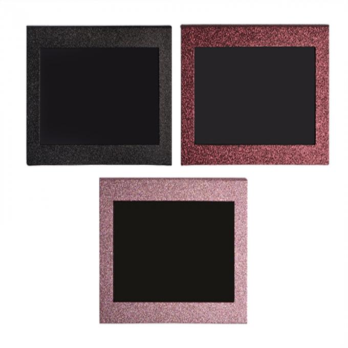 Recyclable DIY Empty Magnetic Eyeshadow Palette Thicker PVC Material MSDS Approval