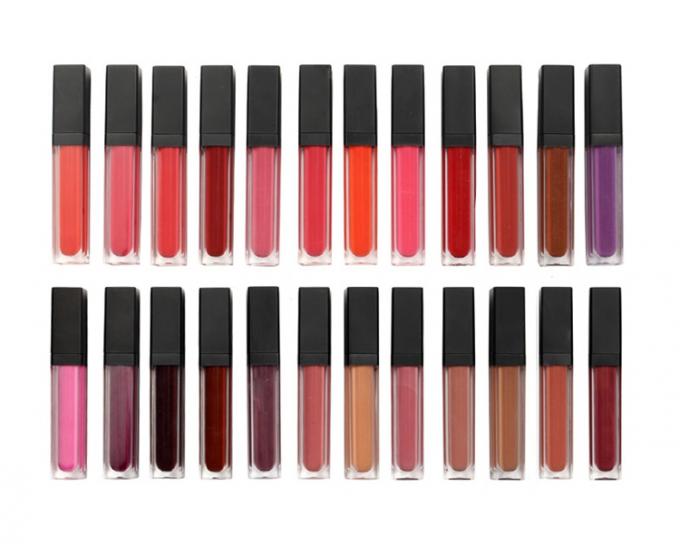 Velvet Matte Liquid Makeup Lip Gloss 27 Colors Not Sticky Mineral Oil Ingredient