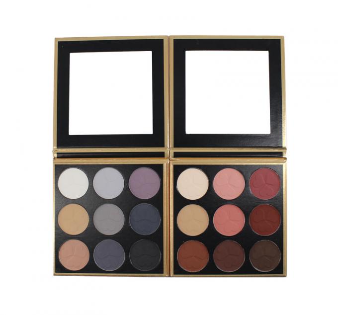 High Pigment Eye Makeup Eyeshadow 9 Colors Matte Palette Safe Ingredients