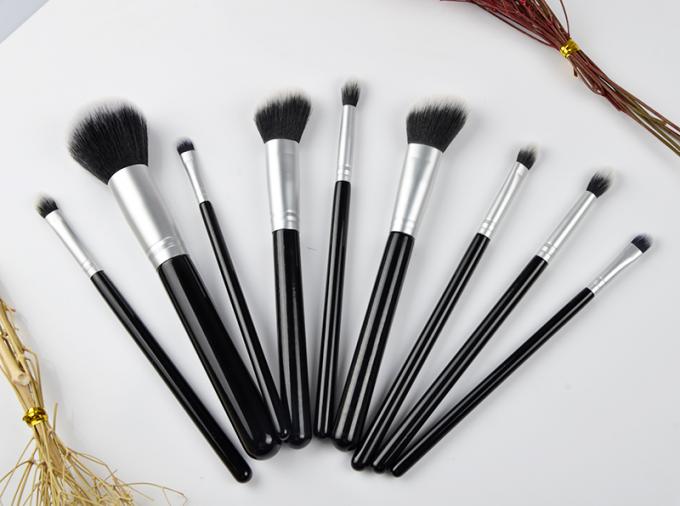 Nylon Material Full Makeup Brush Set Powder Eye Shadow Brushes Wood Handle