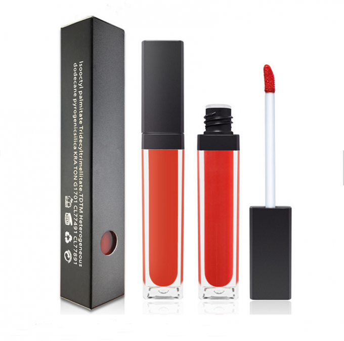 Cosmetics Lip Makeup Products Tube Label Lipgloss Custom Logo 3 Years Warranty