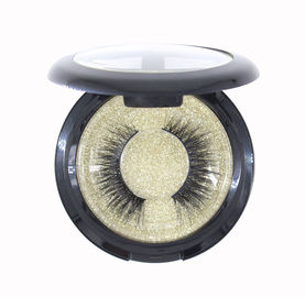 Lightweight Pink Eye Makeup Eyelashes 7.5CM Dia With Screen Printing LOGO