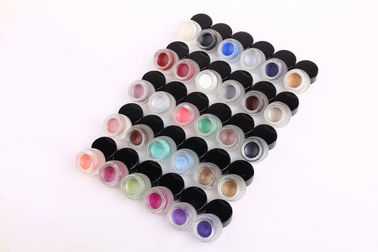 Glass Bottle Makeup Gel Liner Pencil / Colorful Gel Based Eyeliner For Makeup