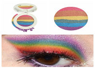 Rainbow Highlighter Eye Makeup Cosmetics With 6 In 1 Makeup Glow Kit , Custom Logo