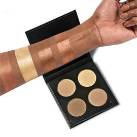 Waterproof Face Highlighter Palette Illuminator Makeup Powder Earth Color