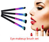 Professional Eye Makeup Brush Set Softable Multi - Colored With Long Handle
