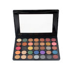 Private Label 35 Color Waterproof Eyeshadow Palette With Clean Windows