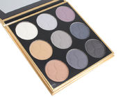 Private Label  9 Color Eyeshadow Palette Packed In Cardboard With No Brand